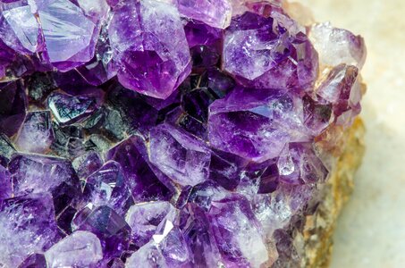 Stone mineral violet