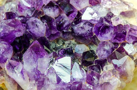 Stone mineral violet photo