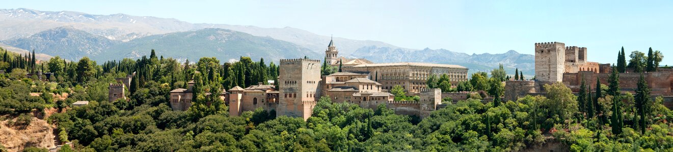 Palace andalusia panorama