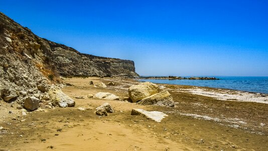 Coastline landscape scenic