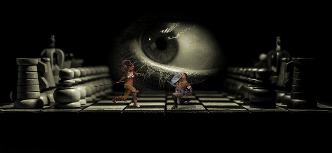 Warrior eye mystical