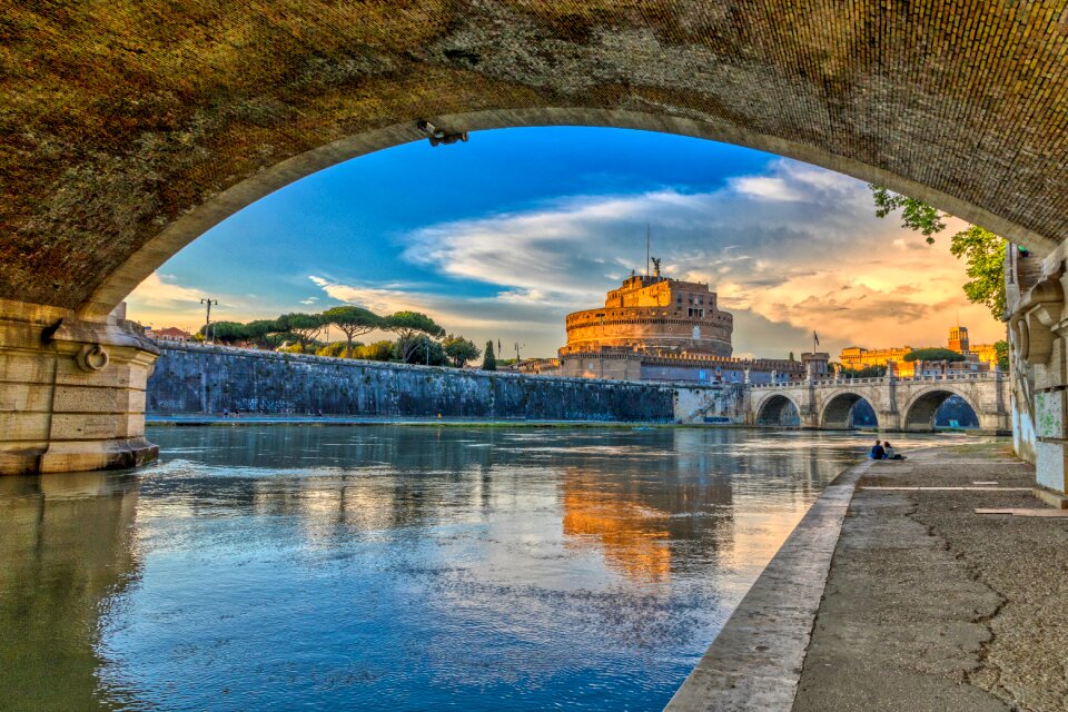 Architecture building castel sant'angelo