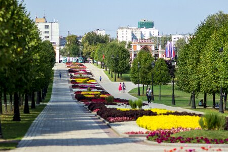 Alley moscow russia photo