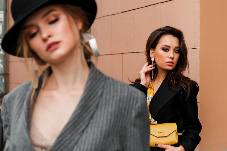 Girl model bag