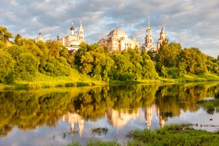Russia monastery temple