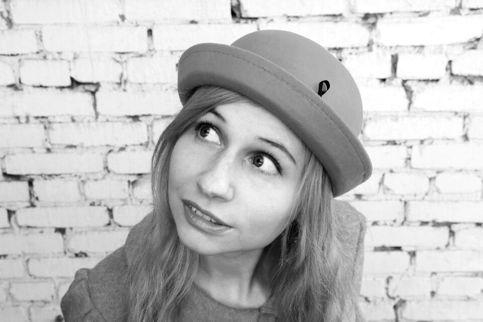 Lips portrait person