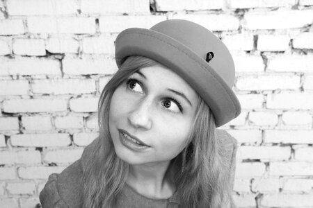 Lips portrait person
