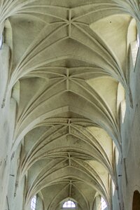 The cross vaults ceiling church