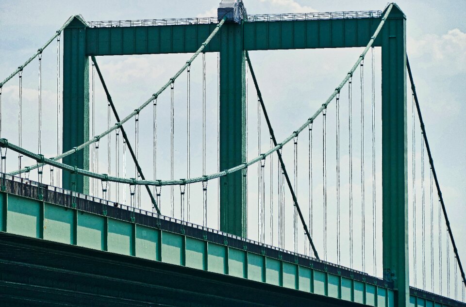 Steel highway bridge cologne photo