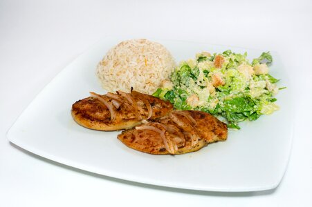 Chicken with onion dish venezuelan food