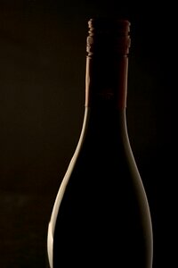 Alcohol beverage dark background