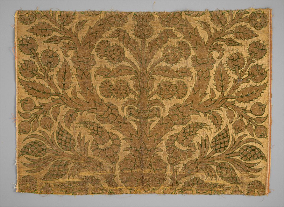 Italian, Milan; Piece; Textiles-Velvets