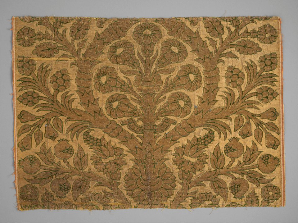 Italian, Milan; Piece; Textiles-Velvets