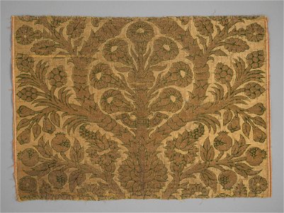 Italian, Milan; Piece; Textiles-Velvets photo