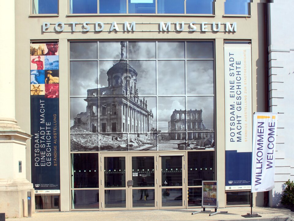 Exhibition facade historically