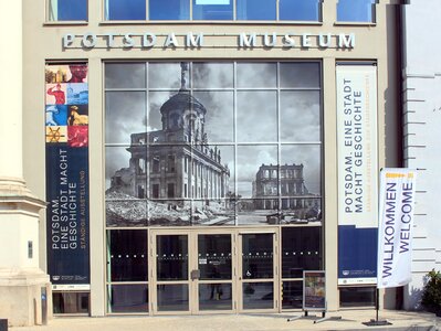 Exhibition facade historically photo