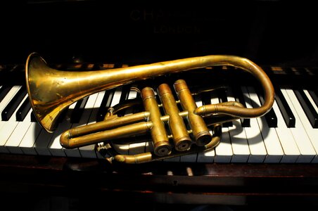 Keys horn brass photo