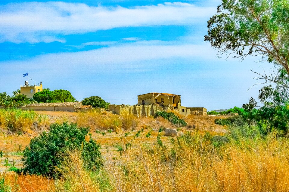 Old abandoned damaged