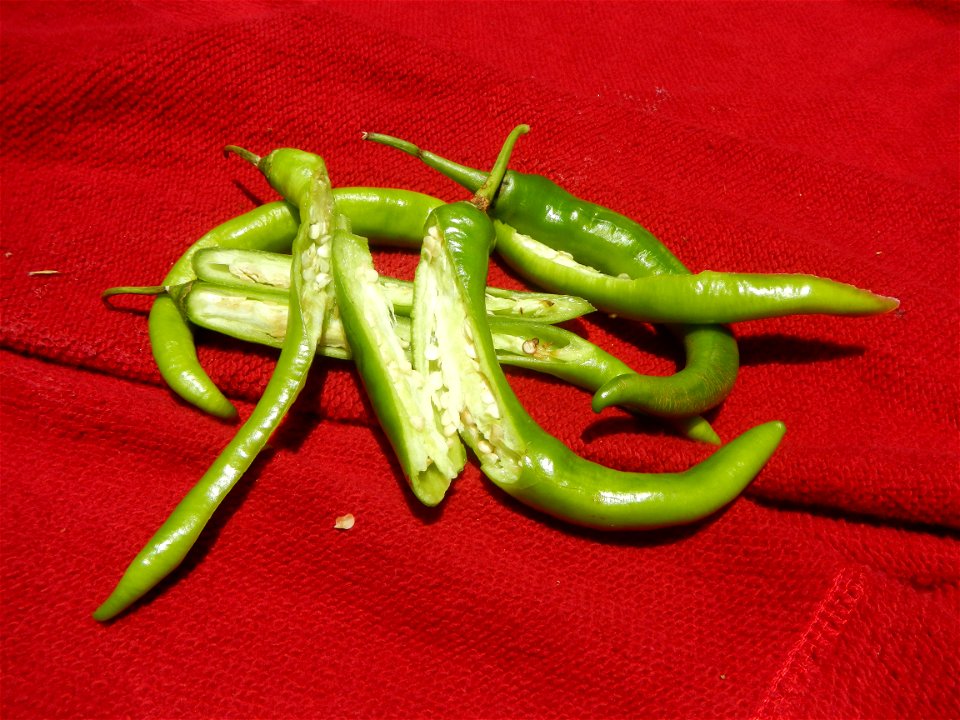 Sinigang na Baboy Nilagang Baboy Patola (Philippines) Capsicum annuum var. longum in the Philippines Siling Mahaba photos taken in Barangay Poblacion 14°57'17"N 120°54'2"E Baliuag, Bulacan, Bulacan pr