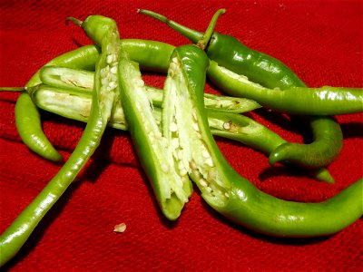 Sinigang na Baboy Nilagang Baboy Patola (Philippines) Capsicum annuum var. longum in the Philippines Siling Mahaba photos taken in Barangay Poblacion 14°57'17"N 120°54'2"E Baliuag, Bulacan, Bulacan pr