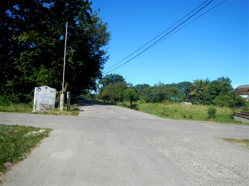 Paddy fields, grasslands, fishponds, irrigation canals, Kangkung (Ipomoea aquatica) and trees (Lapnit & Calasag, San Ildefonso, Bulacan Farm to Market Road) Villages and sitios of Calasag, San Ild