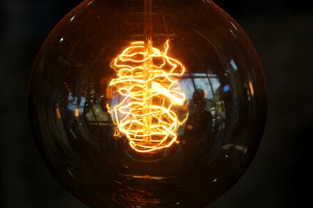 Lighting electric glass photo