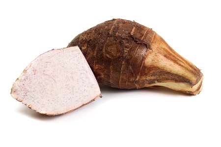 Cormes du taro d’eau ou songe de Chine (Colocasia esculenta var. esculenta)