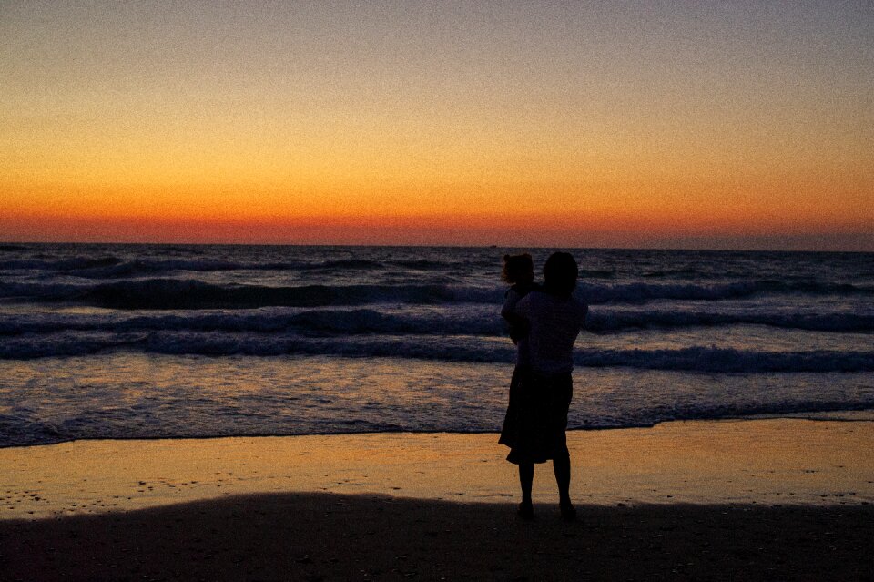 Dusk shore peace