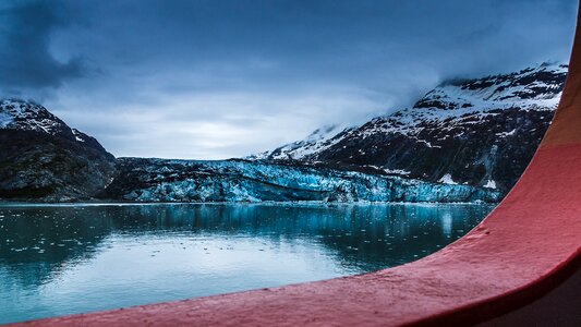 Lamplugh glacier national park norwegian sun photo