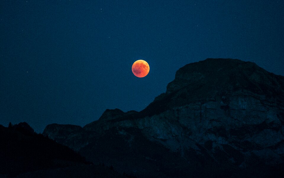 Night moonlight moonrise