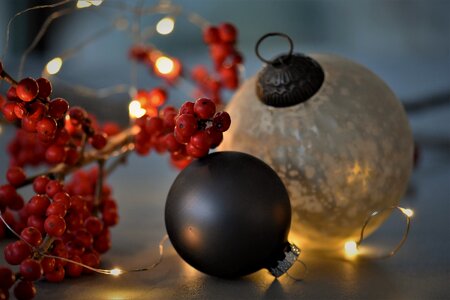 Decoration advent balls photo