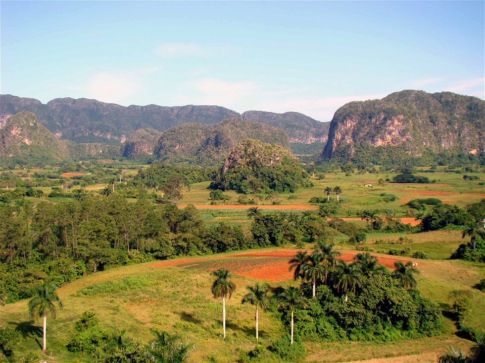 A view of the Vinales Valley. Picture was taken from Los Jazmines Hotel