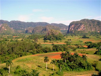 A view of the Vinales Valley. Picture was taken from Los Jazmines Hotel photo