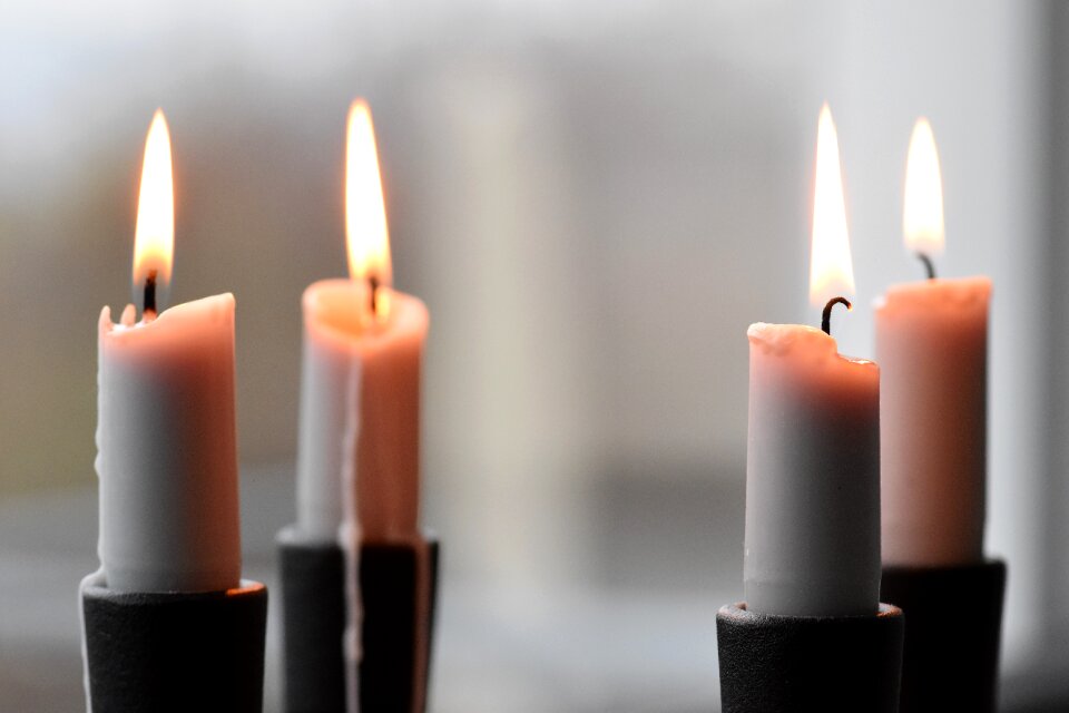Flame candlelight burn