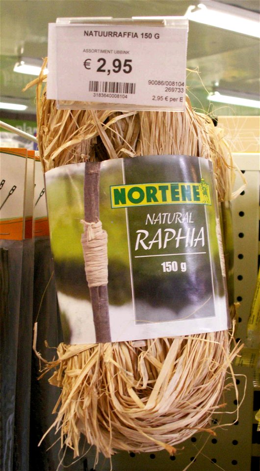 A picture of raffia, which can be used to graft trees.