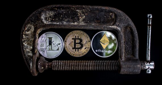Business currency blockchain photo