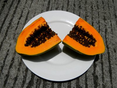 Cuisine of Bulacan home made foods Carica papaya.