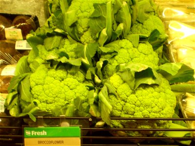 Broccoflowers in Australian supermarket. photo