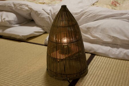 Futon lighting bamboo photo