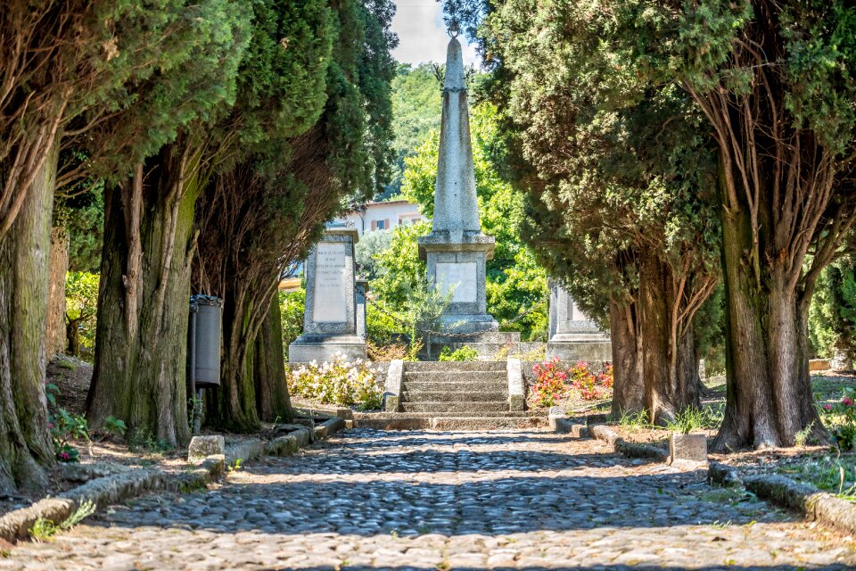 Italy landscape monument