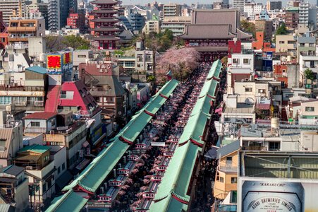 Tokyo asakusa crowd