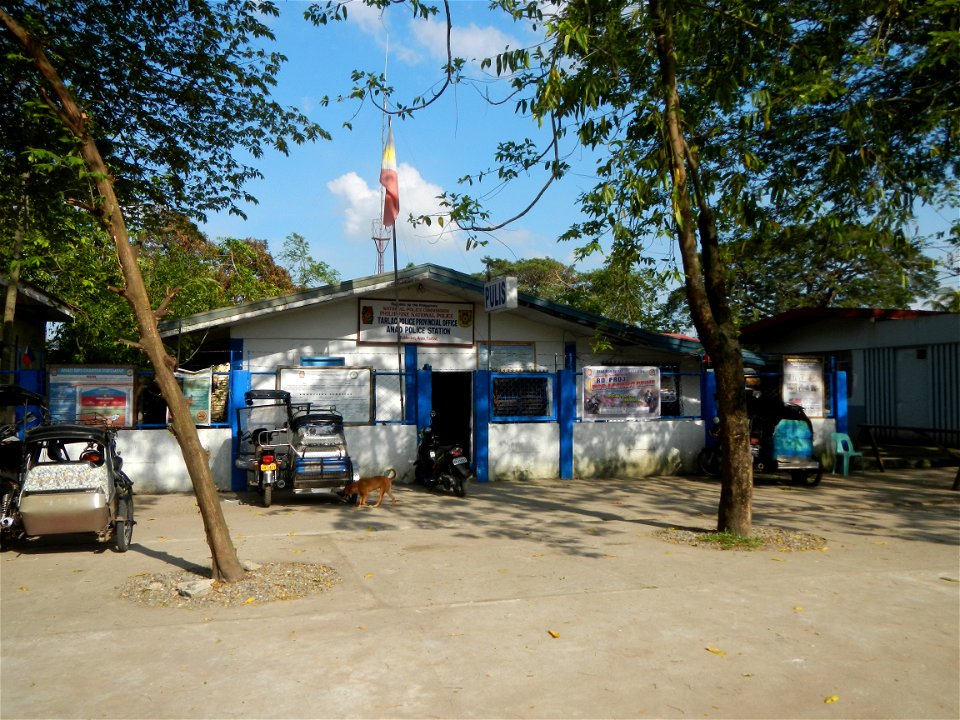 Anao, Tarlac Town Marker and Municipal Plaza, (in Barangay Poblacion, Anao, Tarlac, Tarlac Province, Cananga odorata ylang-ylang is Tagalog word ilang, meaning "wilderness", Capital of the Philippines