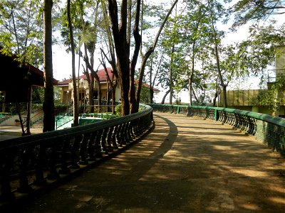 Anao, Tarlac Town Marker and Municipal Plaza, (in Barangay Poblacion, Anao, Tarlac, Tarlac Province, Cananga odorata ylang-ylang is Tagalog word ilang, meaning "wilderness", Capital of the Philippines