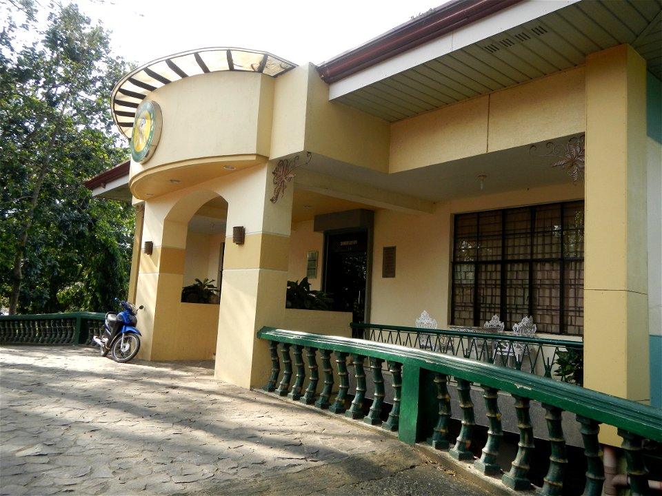 Anao, Tarlac Municipal Hall and Anao, Tarlac Town Marker and Municipal Plaza, (in Barangay Poblacion, Anao, Tarlac, Tarlac Province, Cananga odorata ylang-ylang is Tagalog word ilang, meaning "wildern