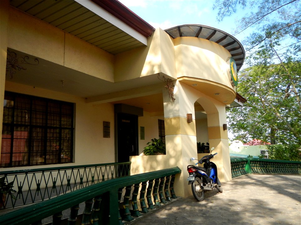 Anao, Tarlac Municipal Hall and Anao, Tarlac Town Marker and Municipal Plaza, (in Barangay Poblacion, Anao, Tarlac, Tarlac Province, Cananga odorata ylang-ylang is Tagalog word ilang, meaning "wildern