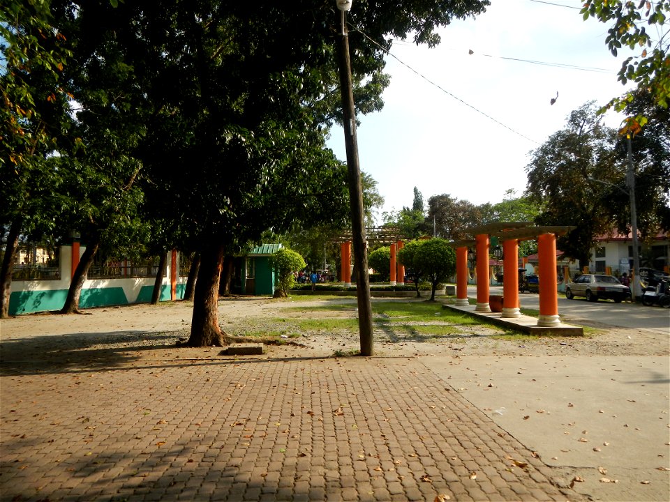 Anao, Tarlac Municipal Hall and Anao, Tarlac Town Marker and Municipal Plaza, (in Barangay Poblacion, Anao, Tarlac, Tarlac Province, Cananga odorata ylang-ylang is Tagalog word ilang, meaning "wildern
