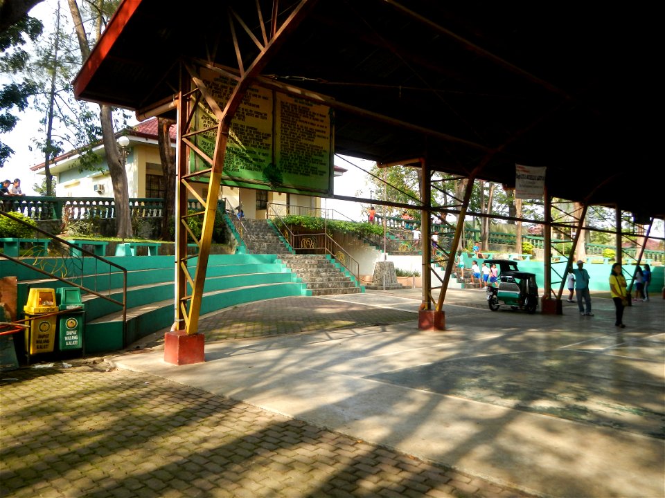 Anao, Tarlac Municipal Hall and Anao, Tarlac Town Marker and Municipal Plaza, (in Barangay Poblacion, Anao, Tarlac, Tarlac Province, Cananga odorata ylang-ylang is Tagalog word ilang, meaning "wildern