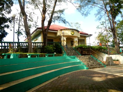 Anao, Tarlac Municipal Hall and Anao, Tarlac Town Marker and Municipal Plaza, (in Barangay Poblacion, Anao, Tarlac, Tarlac Province, Cananga odorata ylang-ylang is Tagalog word ilang, meaning "wildern