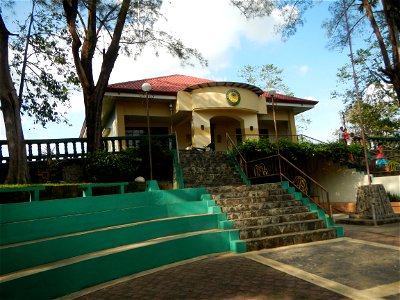 Anao, Tarlac Municipal Hall and Anao, Tarlac Town Marker and Municipal Plaza, (in Barangay Poblacion, Anao, Tarlac, Tarlac Province, Cananga odorata ylang-ylang is Tagalog word ilang, meaning "wildern