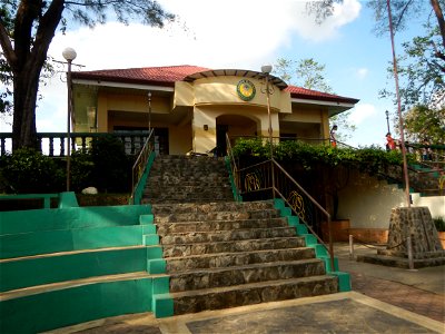 Anao, Tarlac Municipal Hall and Anao, Tarlac Town Marker and Municipal Plaza, (in Barangay Poblacion, Anao, Tarlac, Tarlac Province, Cananga odorata ylang-ylang is Tagalog word ilang, meaning "wildern